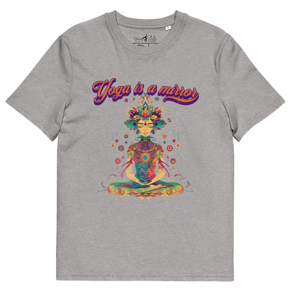Unisex - Bio - Baumwoll - T-Shirt Yoga is a Mirror - YogaStylz