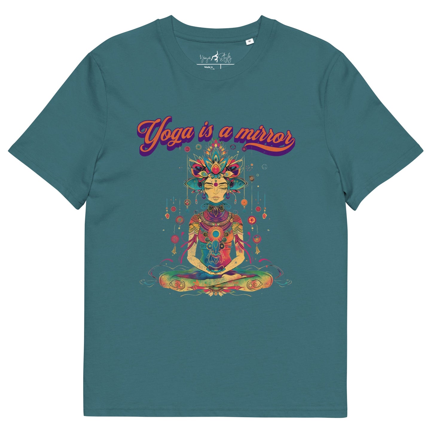 Unisex - Bio - Baumwoll - T-Shirt Yoga is a Mirror - YogaStylz