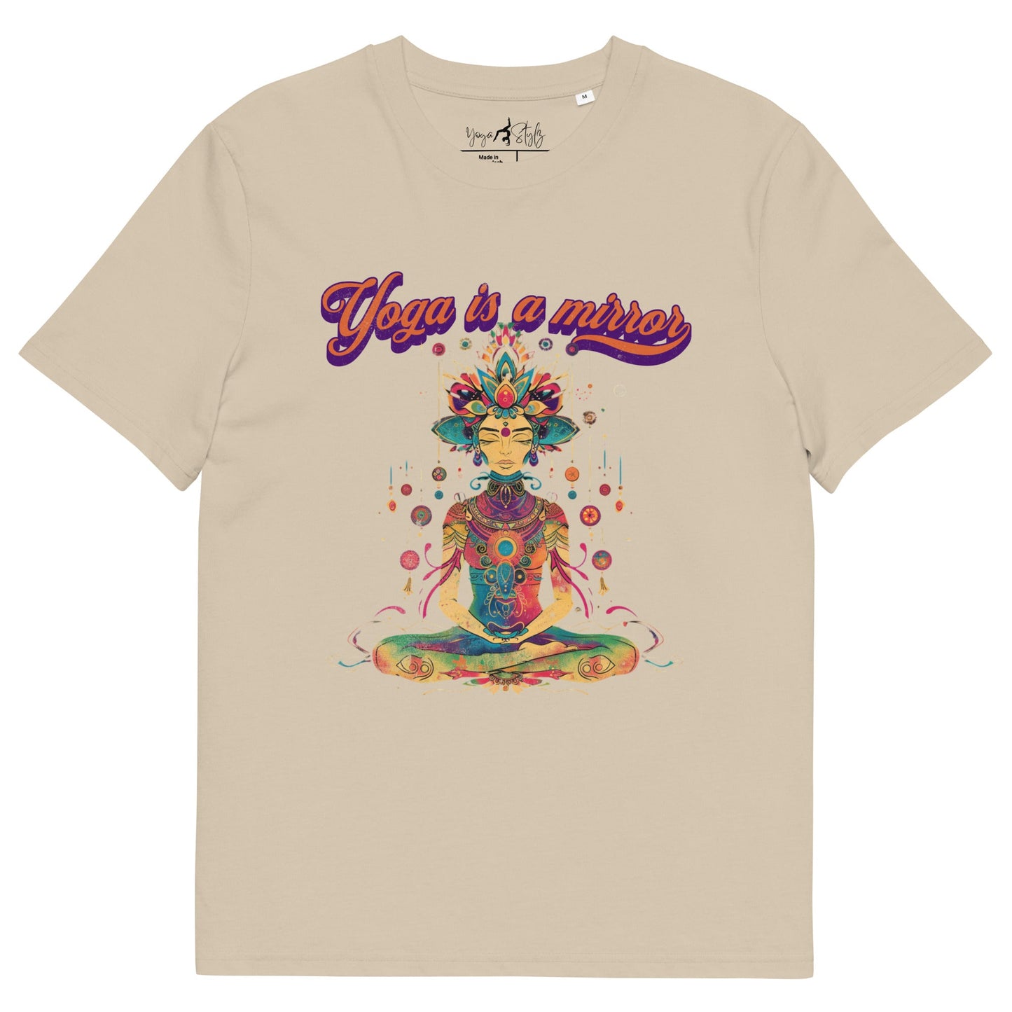 Unisex - Bio - Baumwoll - T-Shirt Yoga is a Mirror - YogaStylz