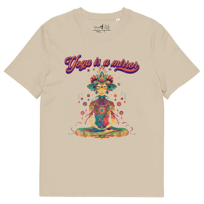 Unisex - Bio - Baumwoll - T-Shirt Yoga is a Mirror - YogaStylz
