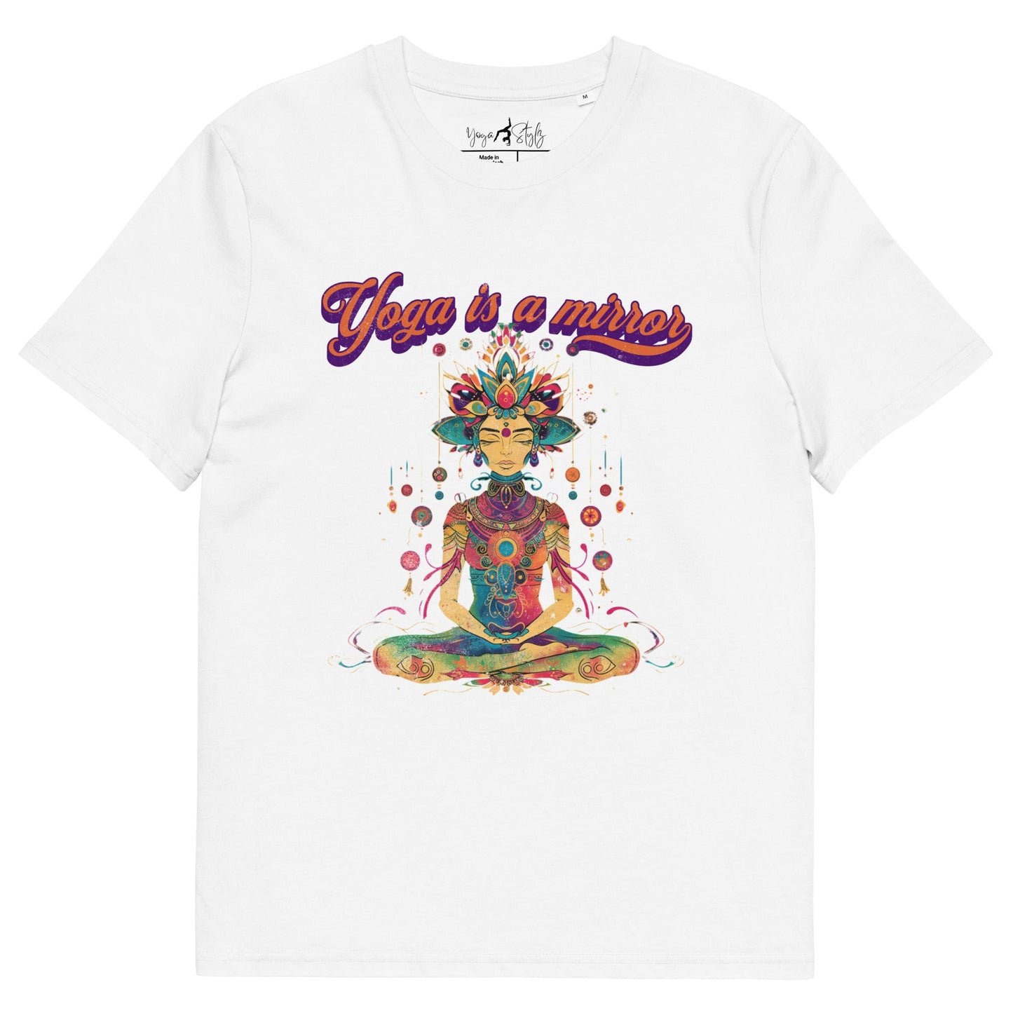 Unisex - Bio - Baumwoll - T-Shirt Yoga is a Mirror - YogaStylz