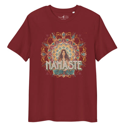 Unisex - Bio - Baumwoll - T-Shirt Yoga Shirt mit spirituellem Mandala - Design - YogaStylz