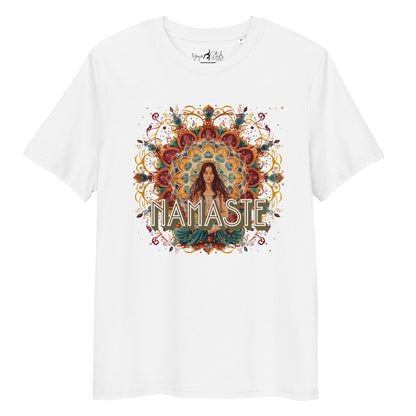 Unisex - Bio - Baumwoll - T-Shirt Yoga Shirt mit spirituellem Mandala - Design - YogaStylz