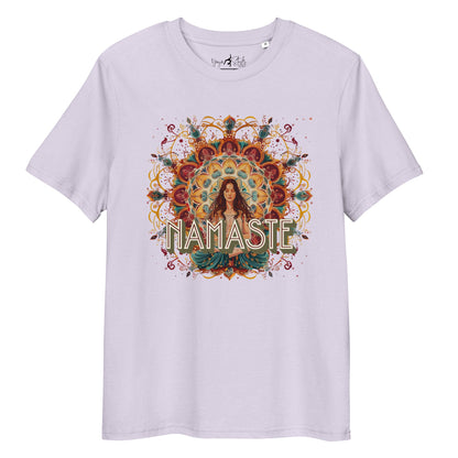 Unisex - Bio - Baumwoll - T-Shirt Yoga Shirt mit spirituellem Mandala - Design - YogaStylz
