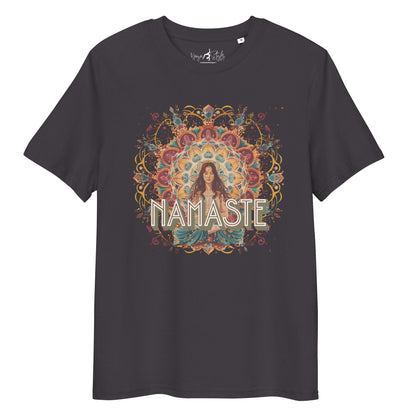 Unisex - Bio - Baumwoll - T-Shirt Yoga Shirt mit spirituellem Mandala - Design - YogaStylz
