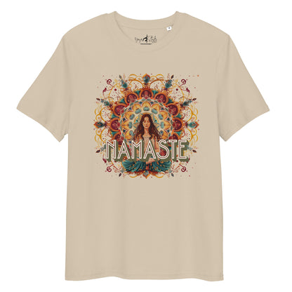 Unisex - Bio - Baumwoll - T-Shirt Yoga Shirt mit spirituellem Mandala - Design - YogaStylz