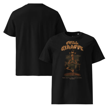 Unisex - Bio - Baumwoll - T-Shirt "Zen Giraffe" - YogaStylz