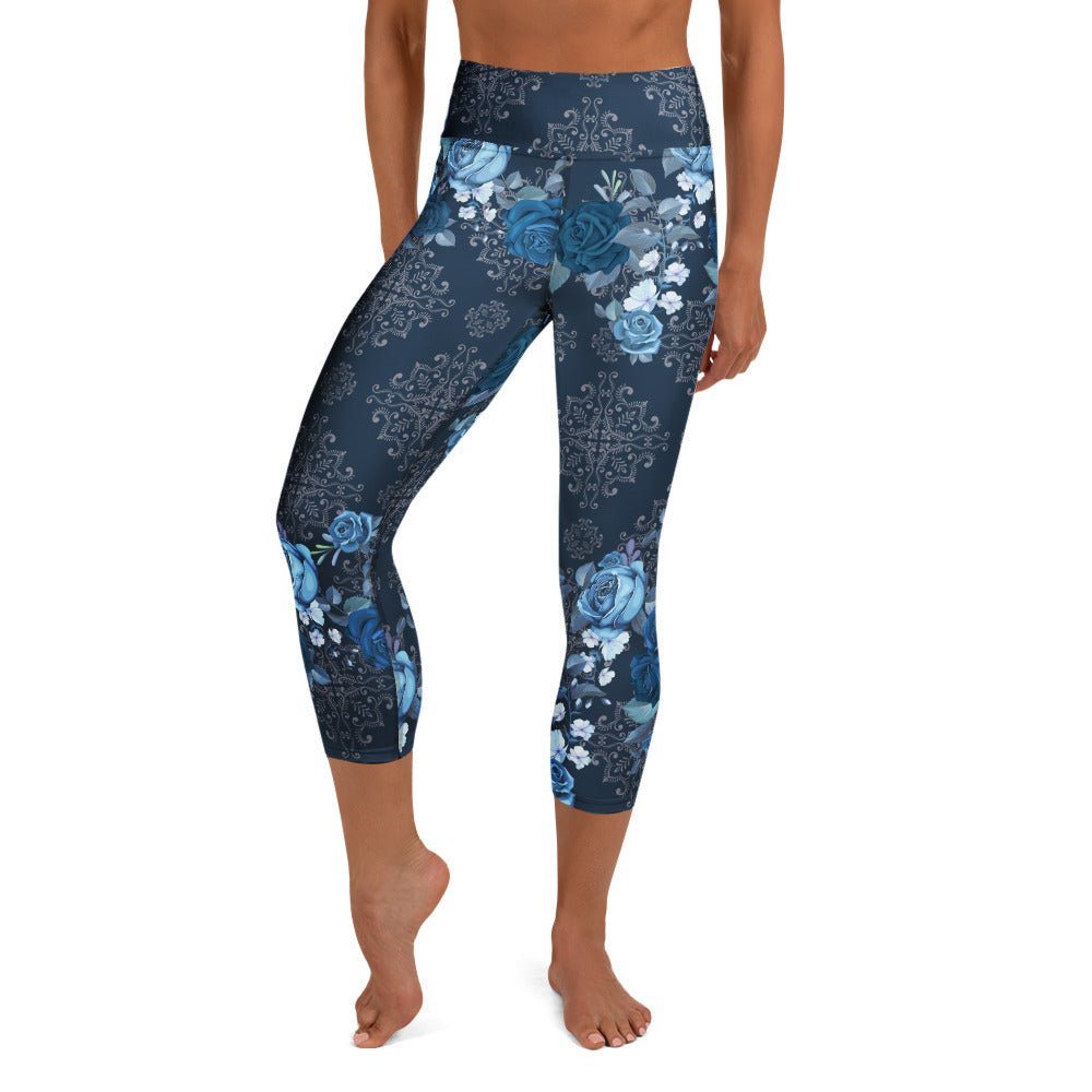 Yoga - Capri - Leggings Boho Blumen - YogaStylz