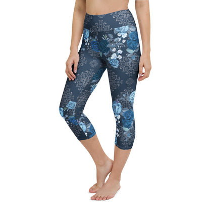 Yoga - Capri - Leggings Boho Blumen - YogaStylz