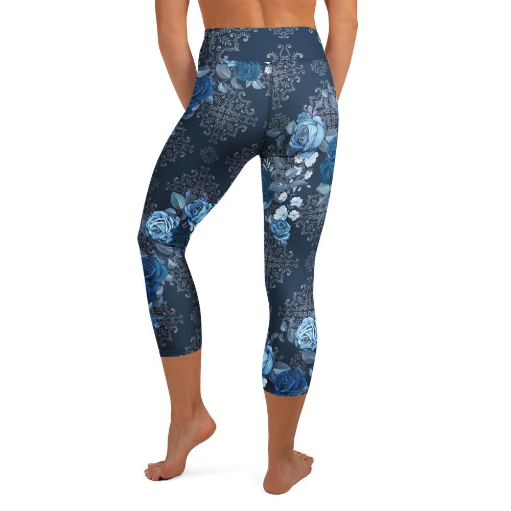 Yoga - Capri - Leggings Boho Blumen - YogaStylz