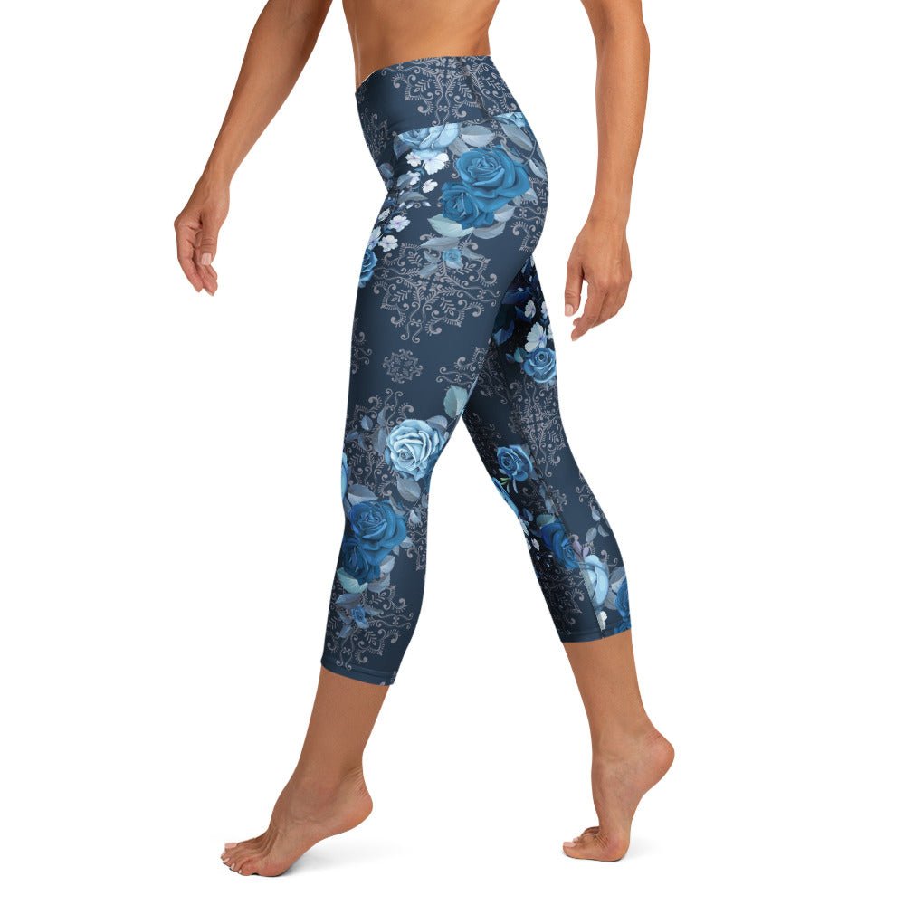Yoga - Capri - Leggings Boho Blumen - YogaStylz