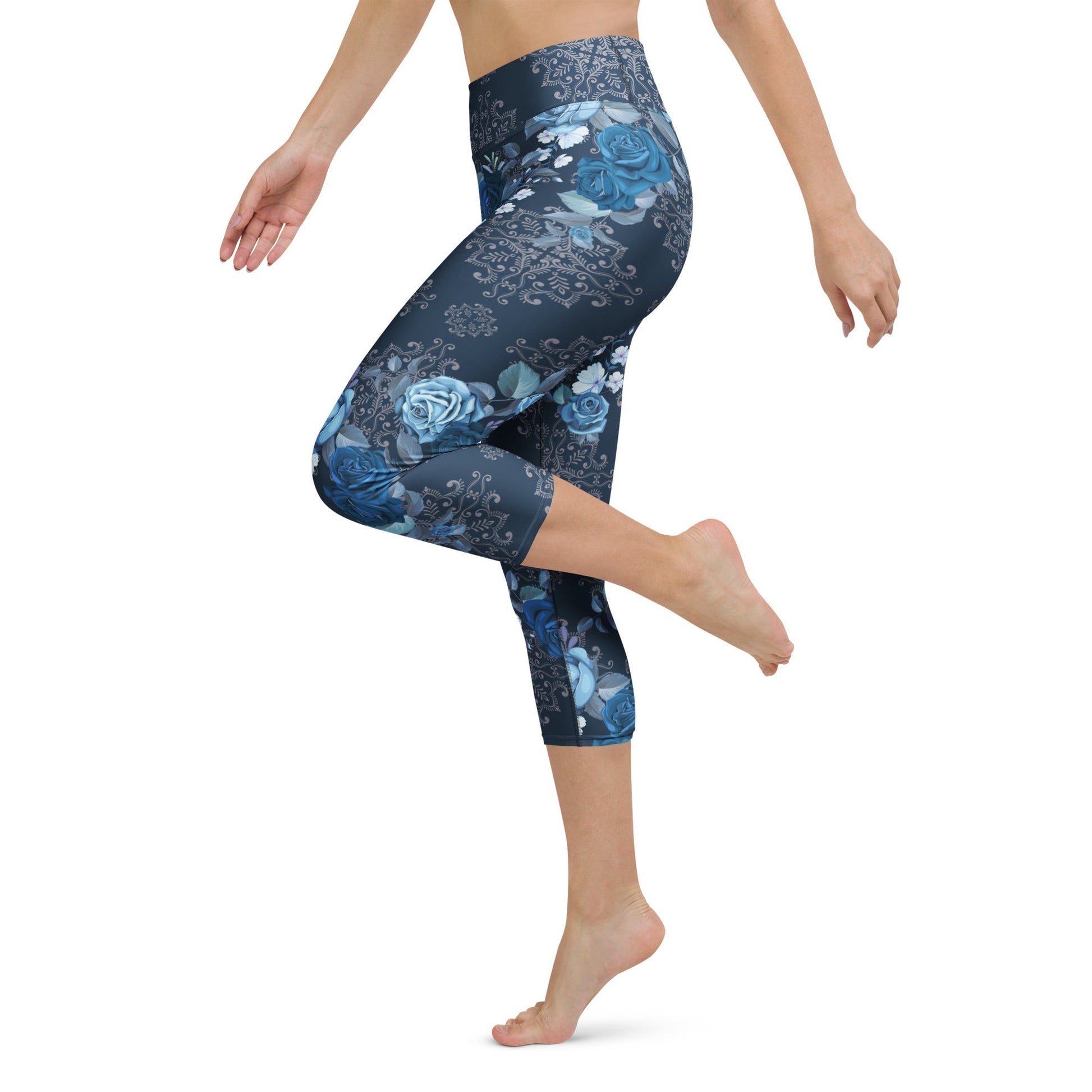 Yoga - Capri - Leggings Boho Blumen - YogaStylz