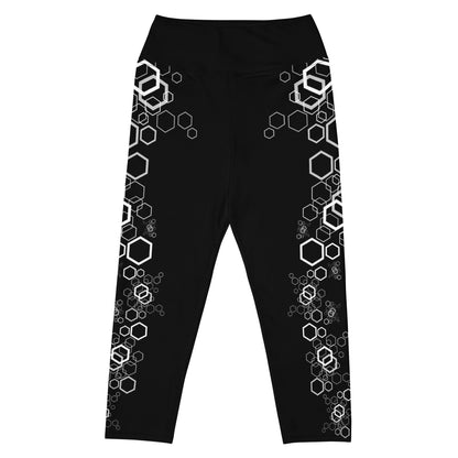 Yoga - Capri - Leggings im geometrischen Muster - YogaStylz
