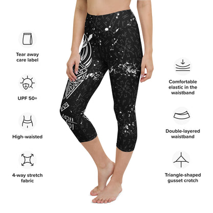 Yoga - Capri - Leggings im Wikinger Design - YogaStylz
