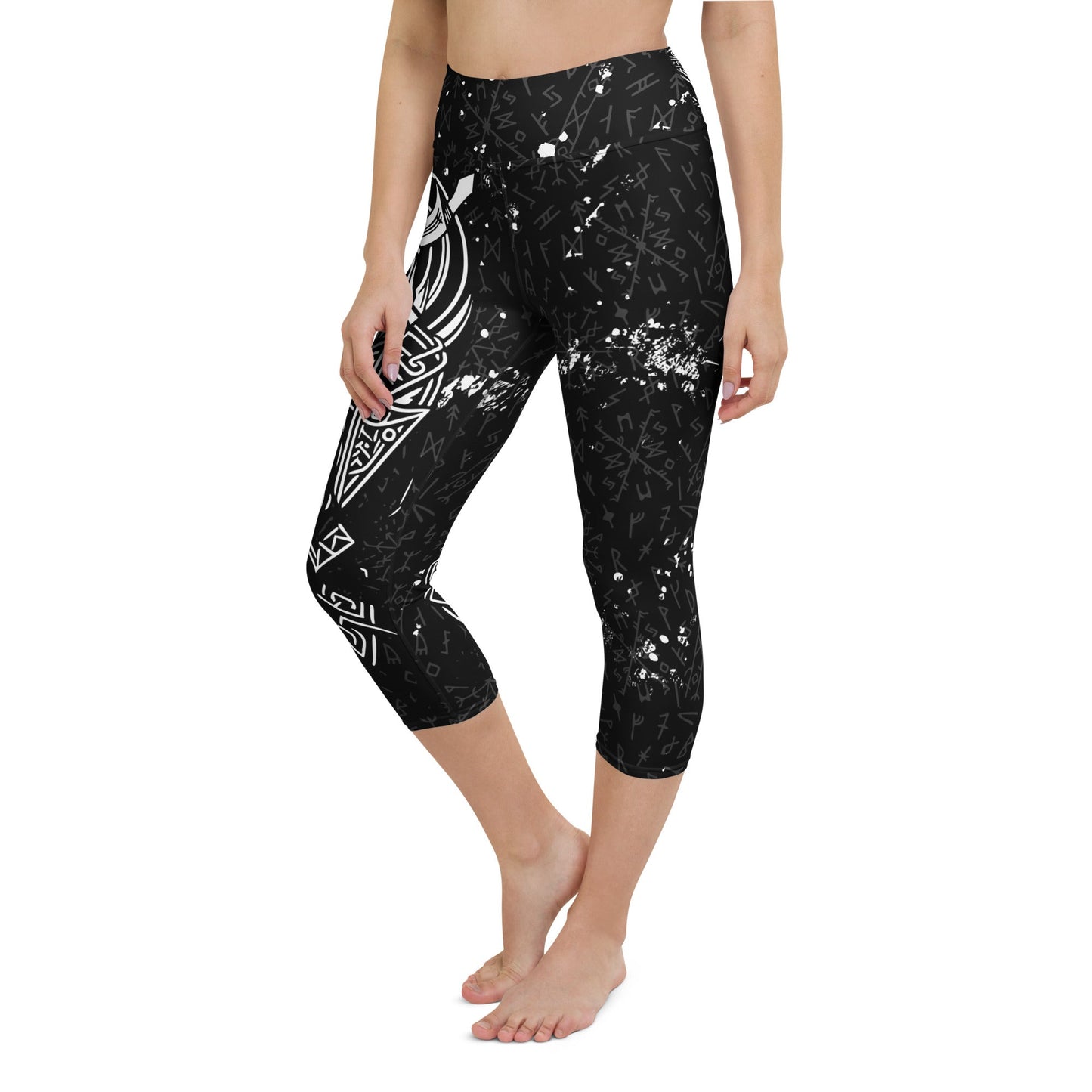 Yoga - Capri - Leggings im Wikinger Design - YogaStylz