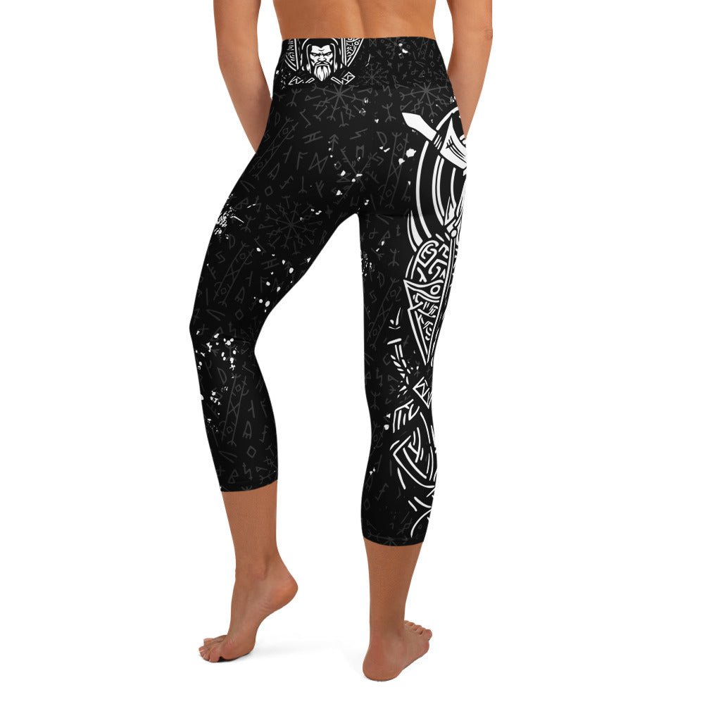 Yoga - Capri - Leggings im Wikinger Design - YogaStylz