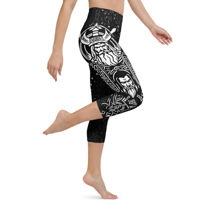 Yoga - Capri - Leggings im Wikinger Design - YogaStylz