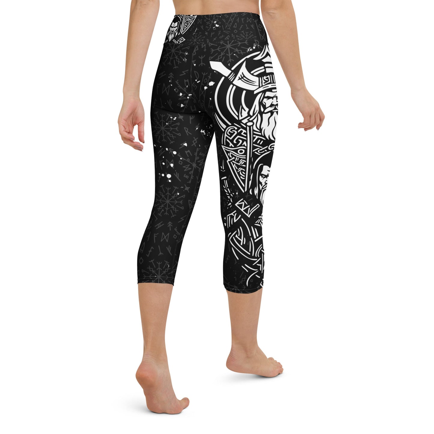 Yoga - Capri - Leggings im Wikinger Design - YogaStylz
