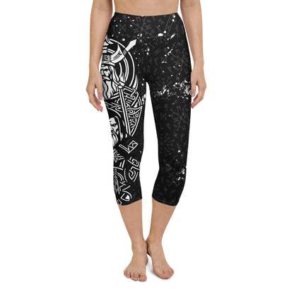 Yoga - Capri - Leggings im Wikinger Design - YogaStylz