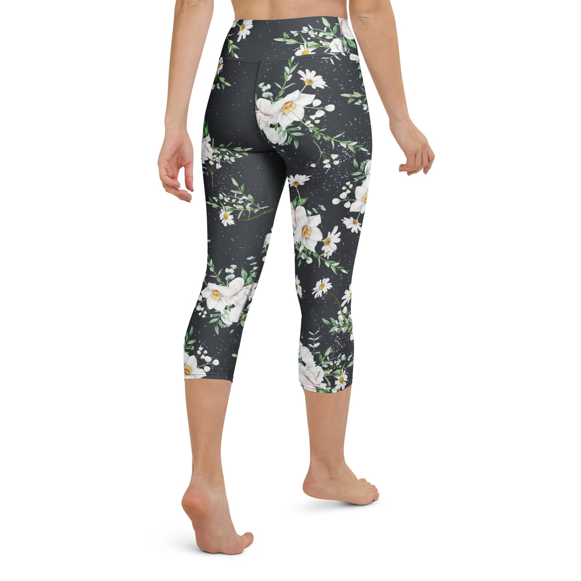 Yoga - Capri - Leggings mit Floralem Muster - YogaStylz