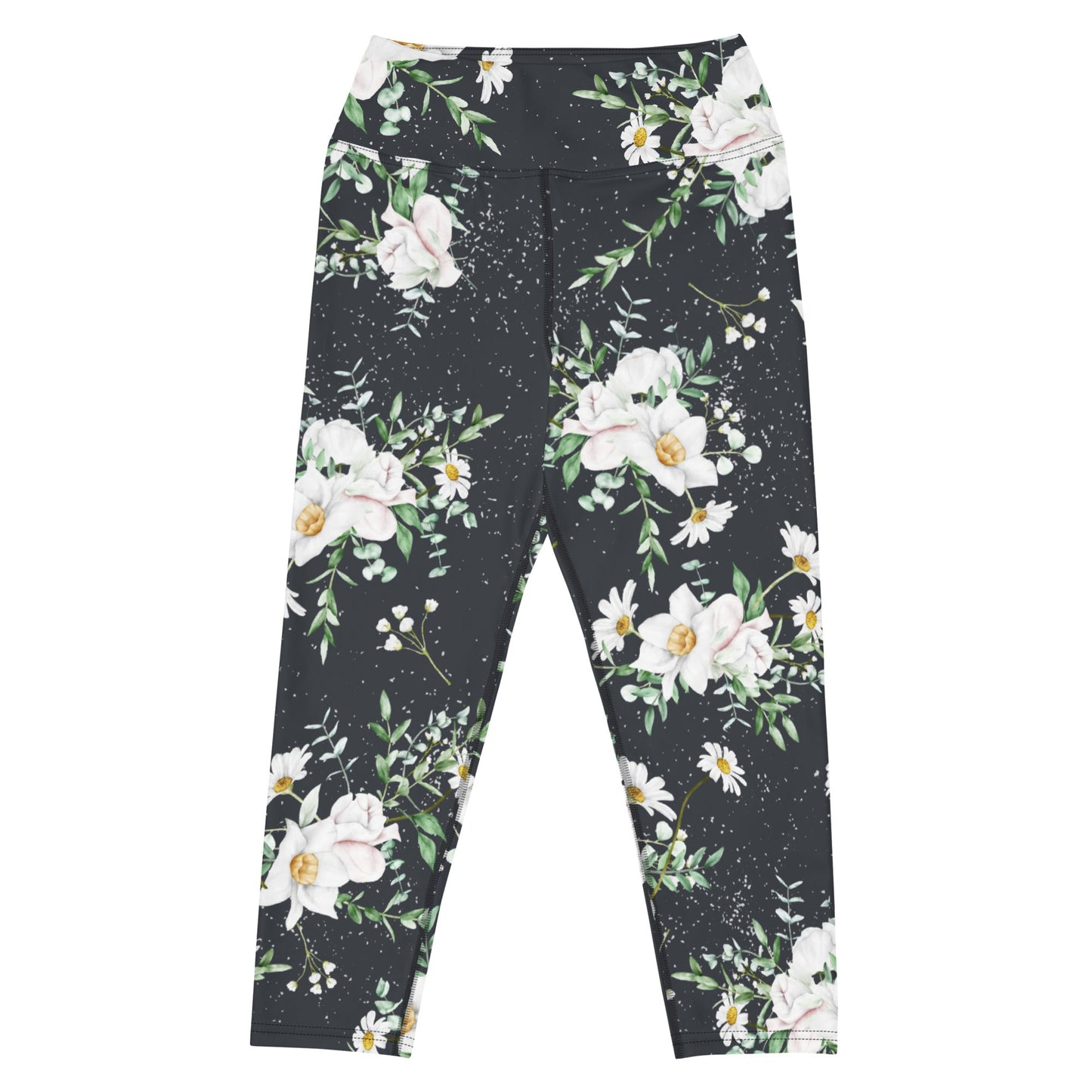 Yoga - Capri - Leggings mit Floralem Muster - YogaStylz
