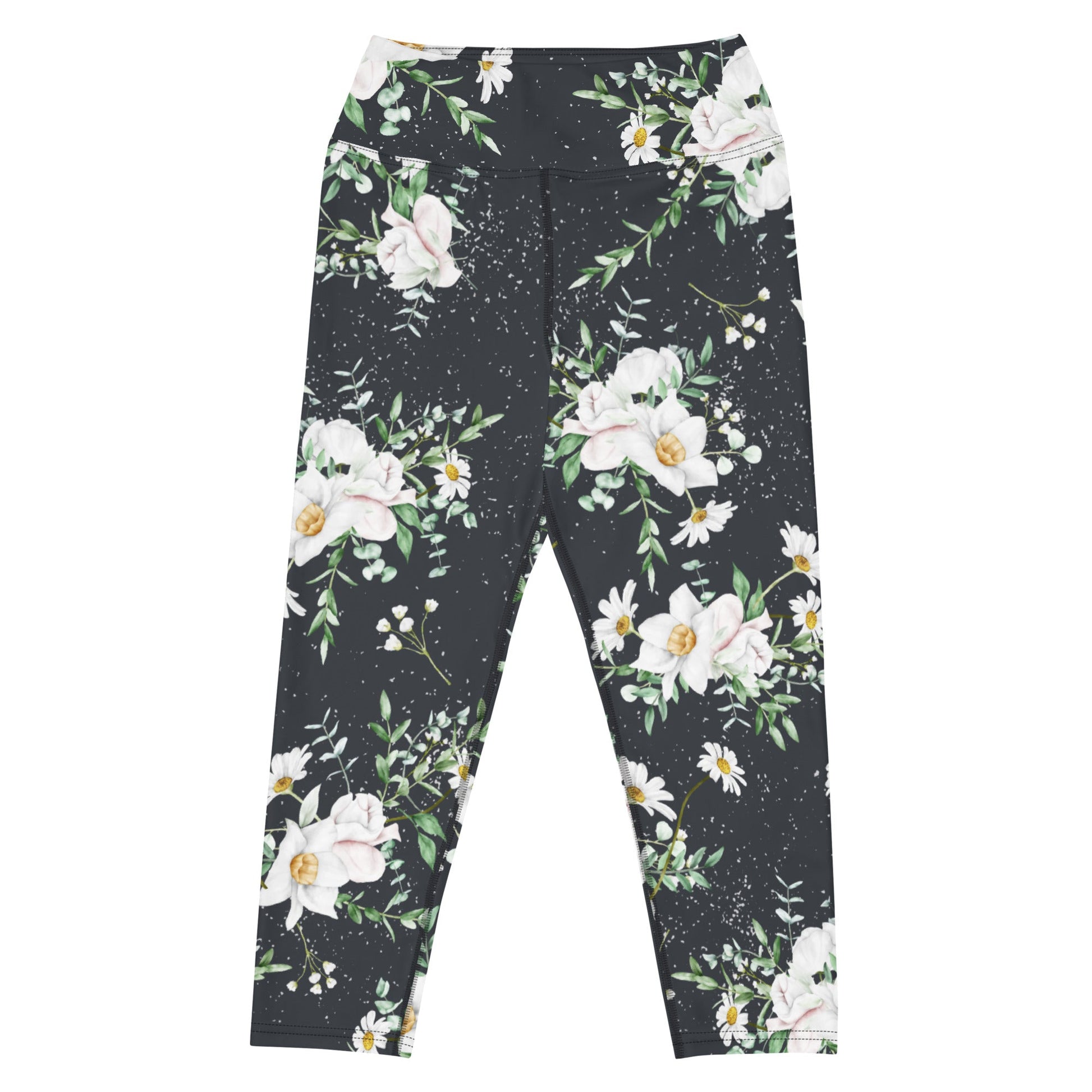 Yoga - Capri - Leggings mit Floralem Muster - YogaStylz