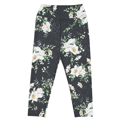 Yoga - Capri - Leggings mit Floralem Muster - YogaStylz