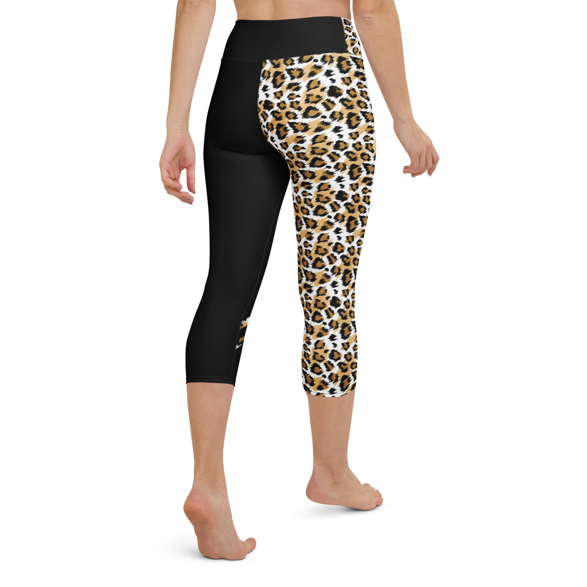 Yoga - Capri - Leggings mit Leoparden Print - YogaStylz