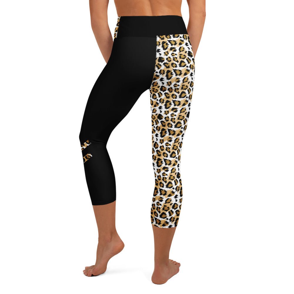 Yoga - Capri - Leggings mit Leoparden Print - YogaStylz