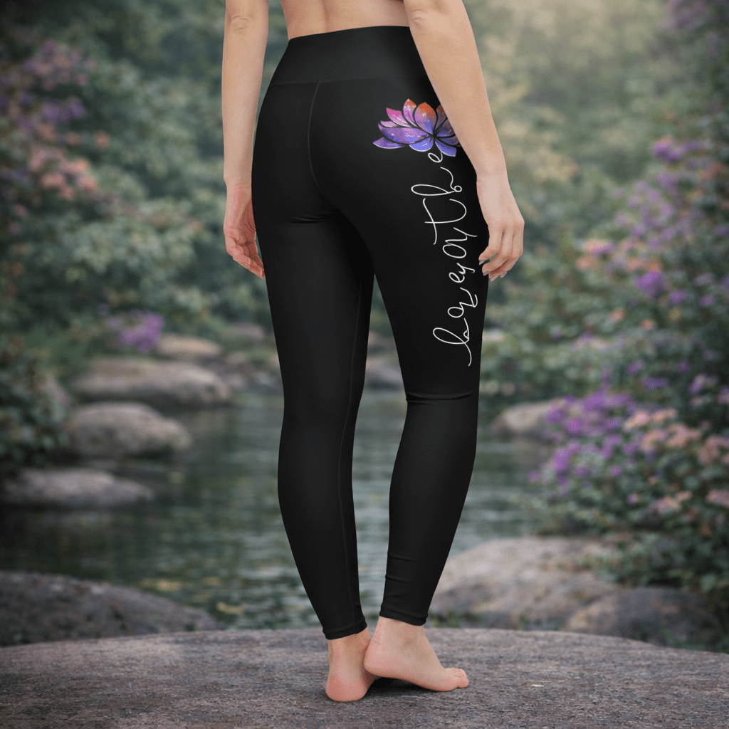 Yoga - Leggings im Breathe - Lotus Design - YogaStylz