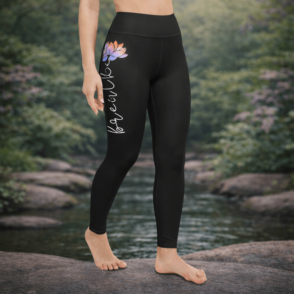 Yoga - Leggings im Breathe - Lotus Design - YogaStylz