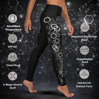Yoga - Leggings im geometrischen Muster - YogaStylz