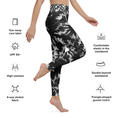 Yoga - Leggings im Tie - Dye Design - YogaStylz