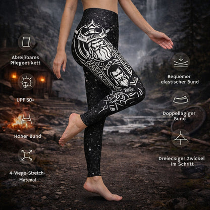 Yoga - Leggings im Wikinger Design - YogaStylz