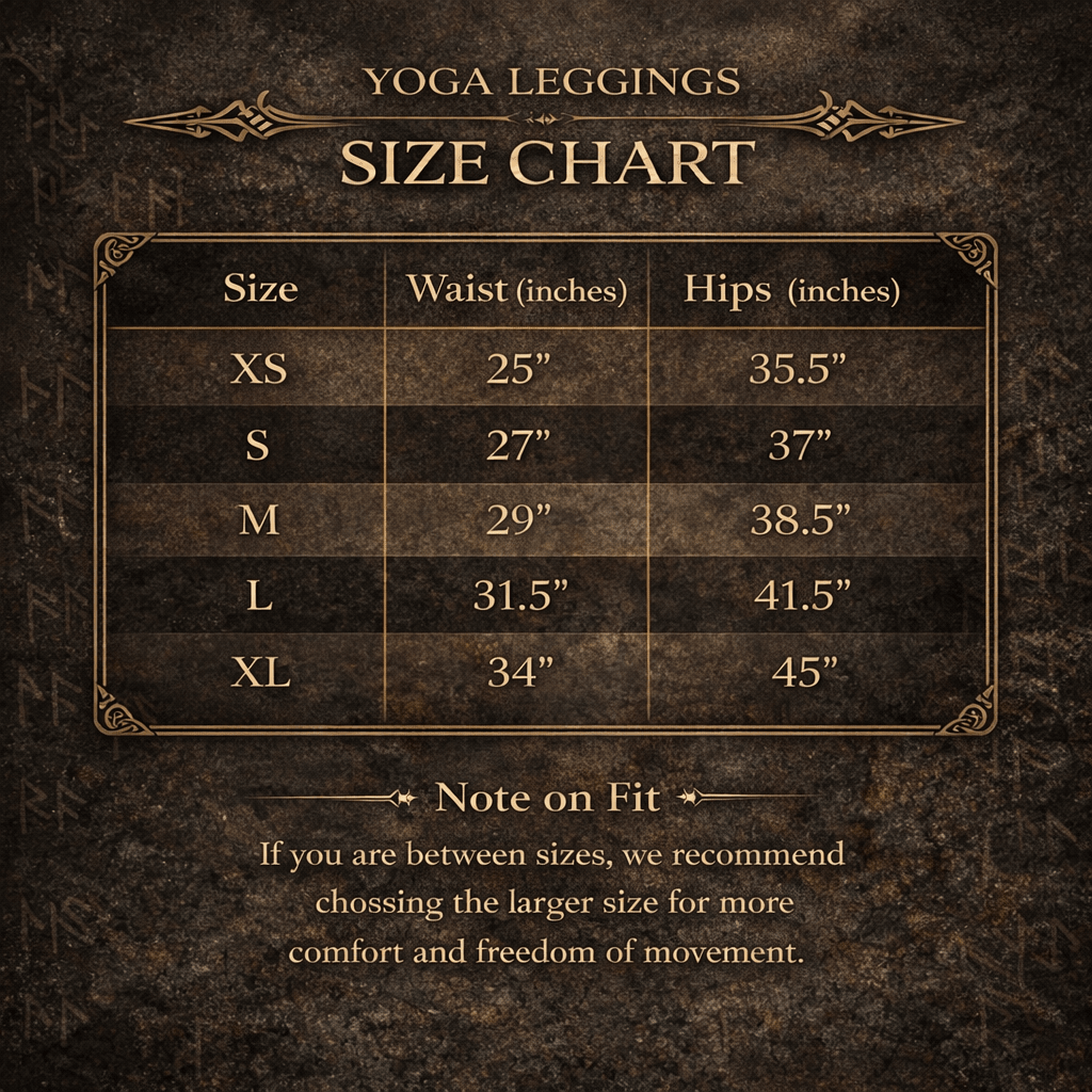 Yoga - Leggings im Wikinger Design - YogaStylz
