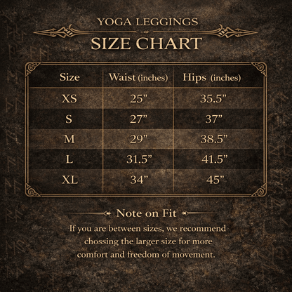 Yoga - Leggings im Wikinger Design - YogaStylz