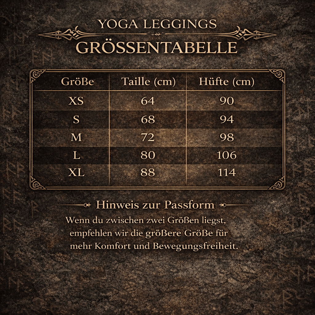Yoga - Leggings im Wikinger Design - YogaStylz