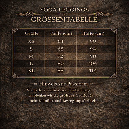 Yoga - Leggings im Wikinger Design - YogaStylz