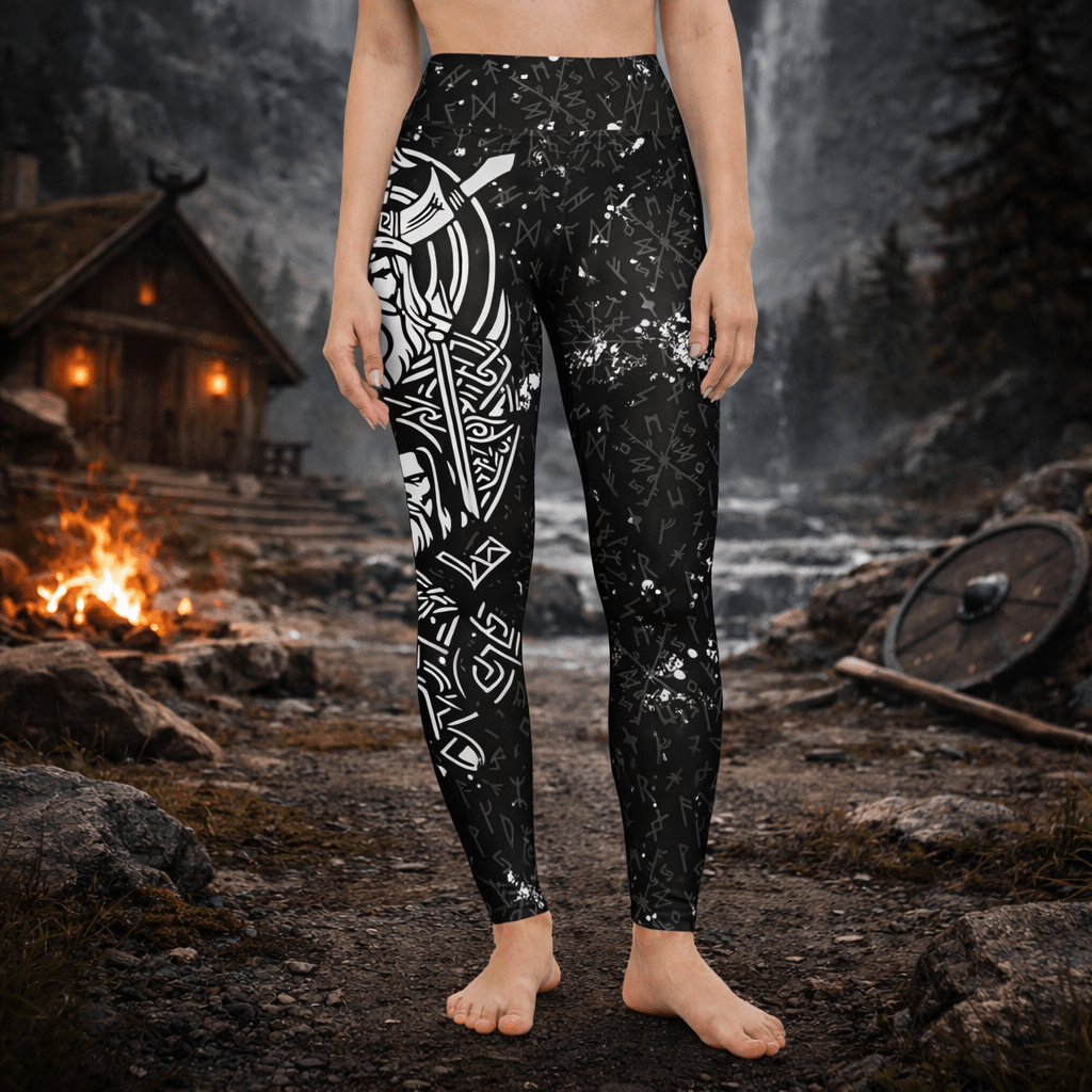 Yoga - Leggings im Wikinger Design - YogaStylz
