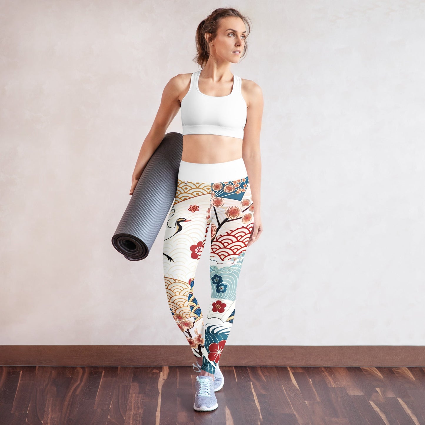 Yoga - Leggings mit abstraktem Muster - YogaStylz