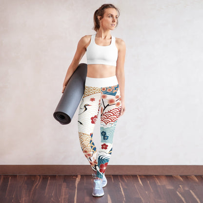 Yoga - Leggings mit abstraktem Muster - YogaStylz