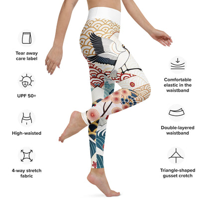 Yoga - Leggings mit abstraktem Muster - YogaStylz