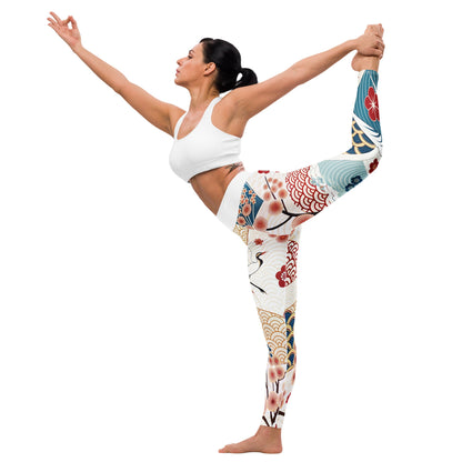 Yoga - Leggings mit abstraktem Muster - YogaStylz