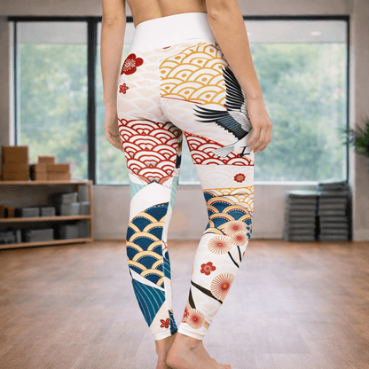 Yoga - Leggings mit abstraktem Muster - YogaStylz