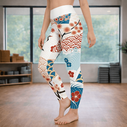 Yoga - Leggings mit abstraktem Muster - YogaStylz