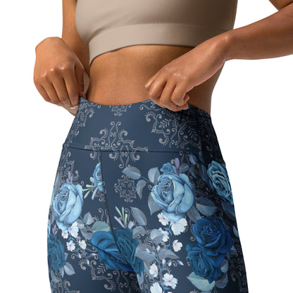 Yoga - Leggings mit Blumenmuster - YogaStylz