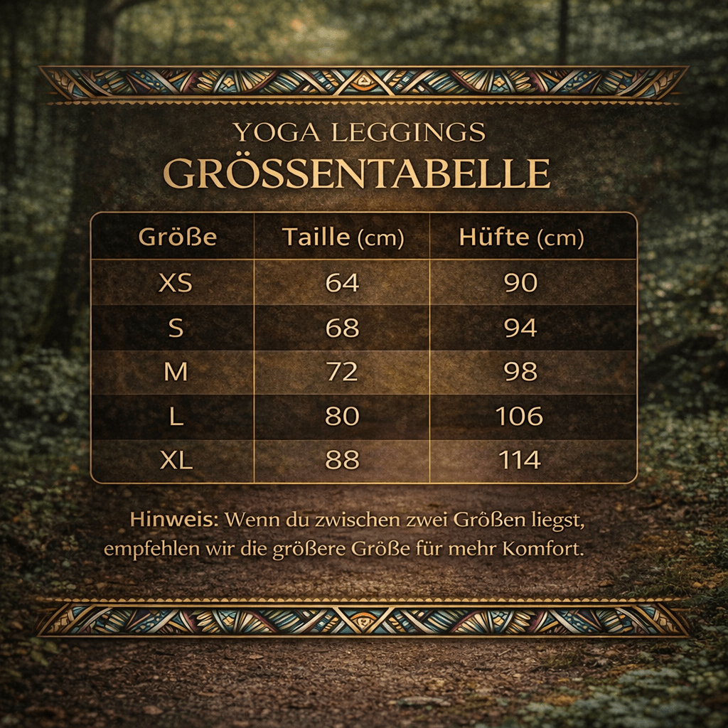Yoga - Leggings mit buntem Mandala - Design - YogaStylz
