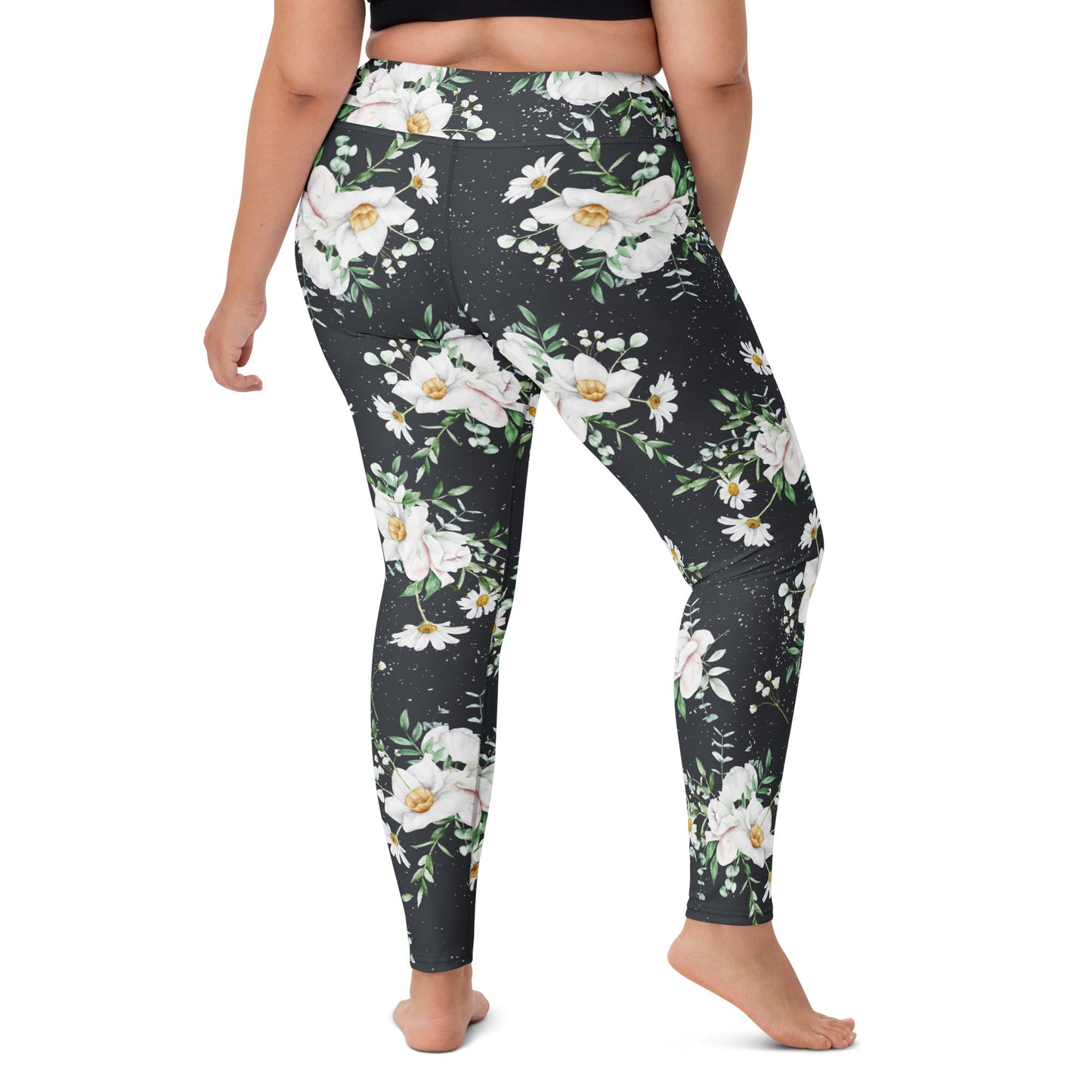 Yoga - Leggings mit floralem Muster - YogaStylz