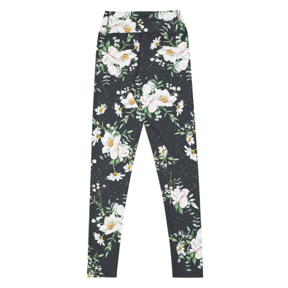 Yoga - Leggings mit floralem Muster - YogaStylz