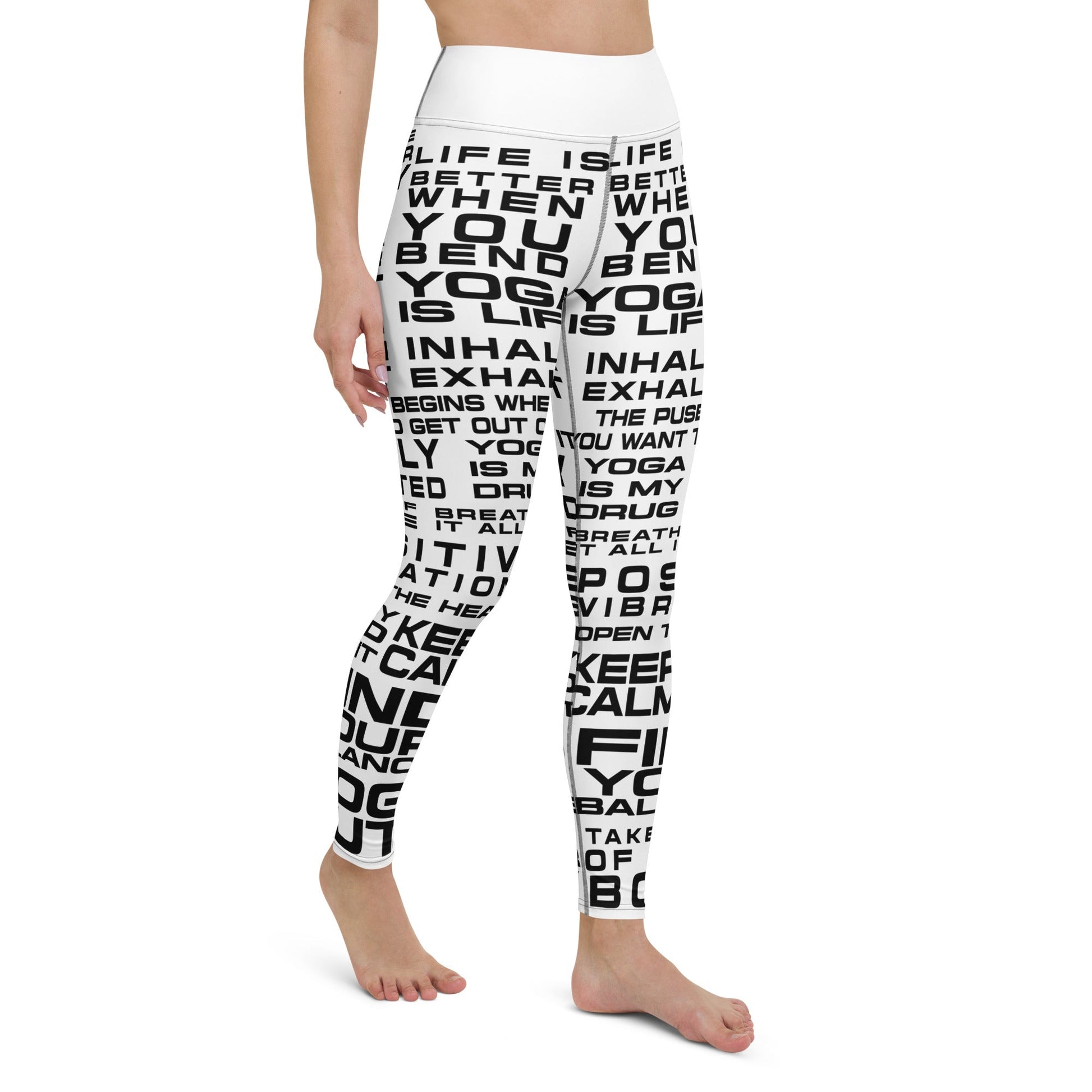 Yoga - Leggings mit inspirierenden Affirmationen - YogaStylz